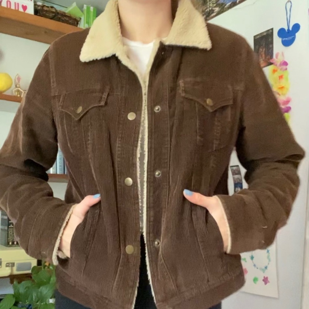 Corduroy Sherpa jacket